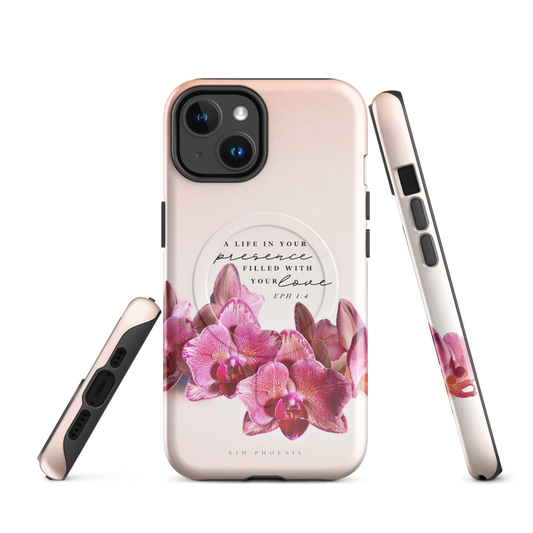 Hardcase 'pink orchids' iPhone®-Hülle mit MagSafe®