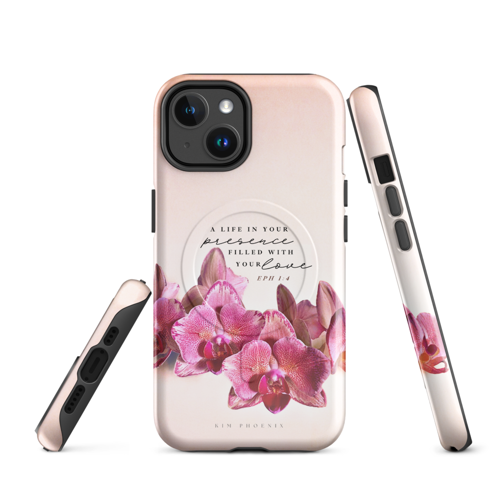 Hardcase 'pink orchids' iPhone®-Hülle mit MagSafe®