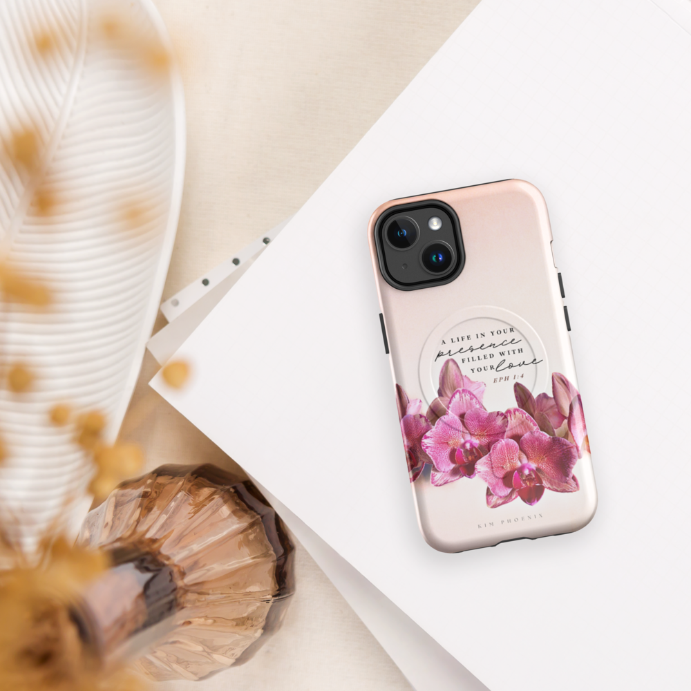 Hardcase 'pink orchids' iPhone®-Hülle mit MagSafe®