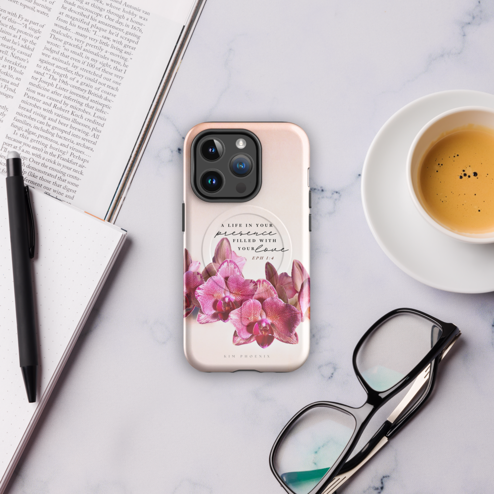 Hardcase 'pink orchids' iPhone®-Hülle mit MagSafe®