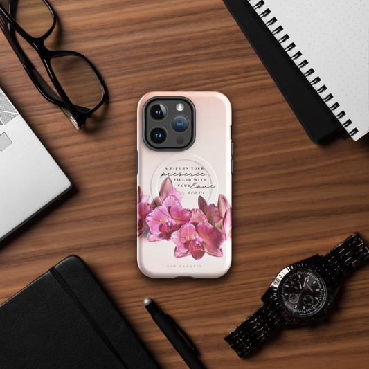 Hardcase 'pink orchids' iPhone®-Hülle mit MagSafe®