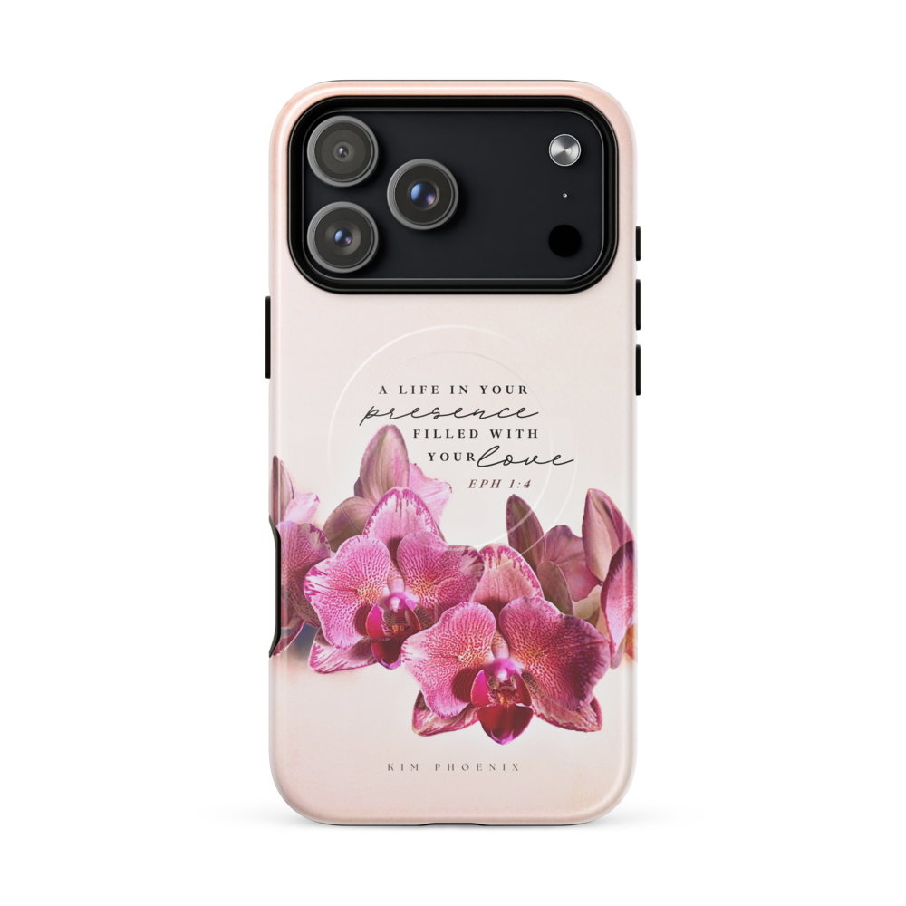Hardcase 'pink orchids' iPhone®-Hülle mit MagSafe®
